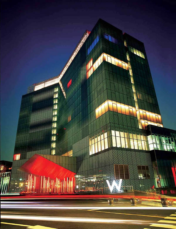 獨(dú)一無二的設(shè)計師酒店  首爾華克山莊W精品酒店設(shè)計欣賞